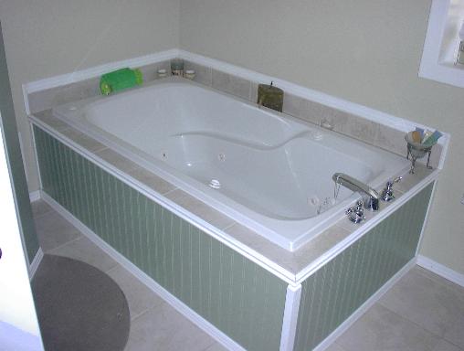 Matching tub surround